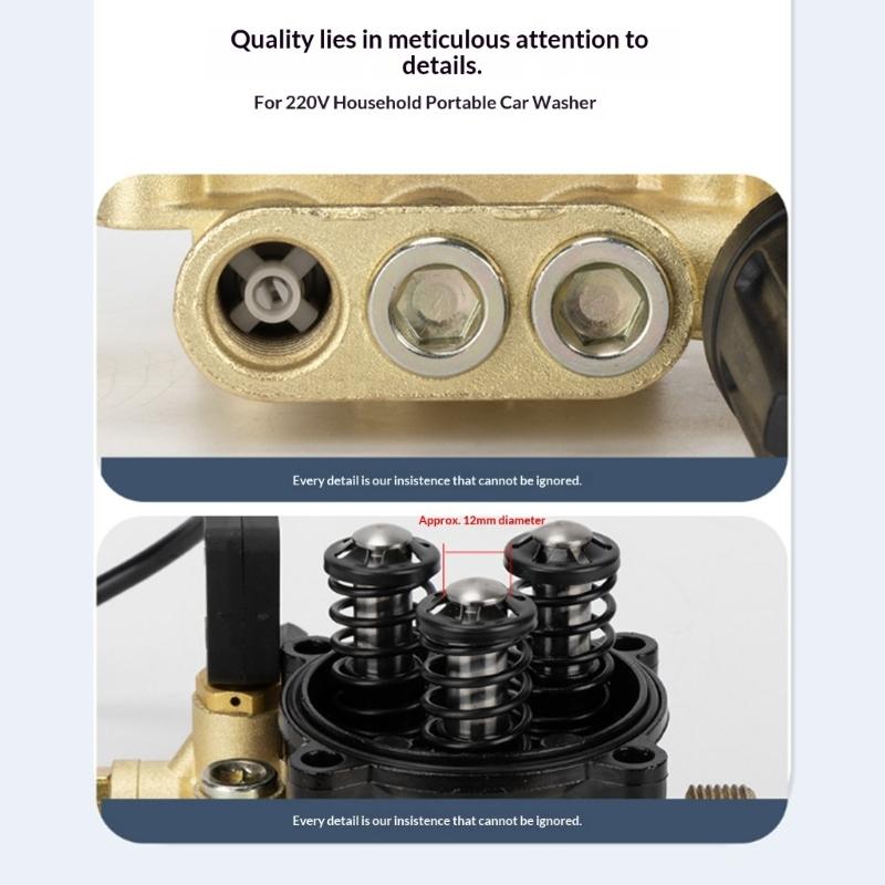 Water Saving Brass Pump Assembly Optimizes Flows Control Reduces Waste Ideal for Environmentally Households