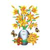 DIY Plant Vase 3D Stereo Stickers Self-Adhesive Sticker Refrigerator Sticker Window & Wall Sticker