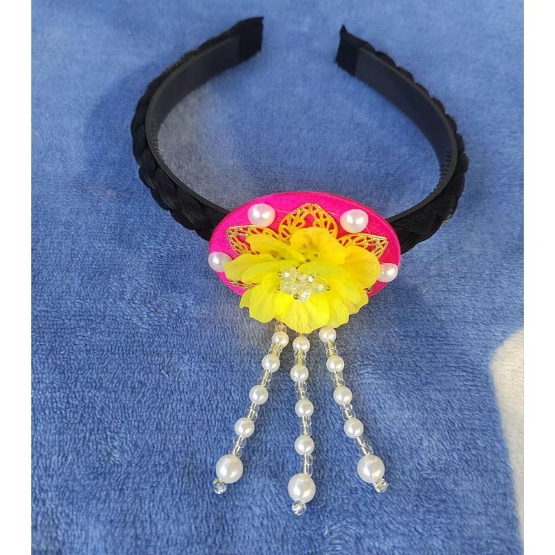 Fashionable Vibranting Korean Styles Shell Flower Hairband Portable Hair Decoration for Festivals and School Event