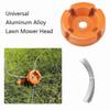 Nylon Steel Line Aluminum Zinc Zinc Alloy Head Wire Rope Through Hole Trimmer Replacement Head  Yard Care