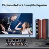 High Accuracy Sound Processor Transforming SPDIF Coaxial Stereo Signals into 5.1 Analog Surround Sound for Enhances Listen