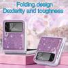 Anti -Sweat Folding Design Bling Case For Samsung Galaxy Z Flip4 Flip 4 5g Flip3 Flip 3 Non -Fingerprint Funda Zflip4 Cases