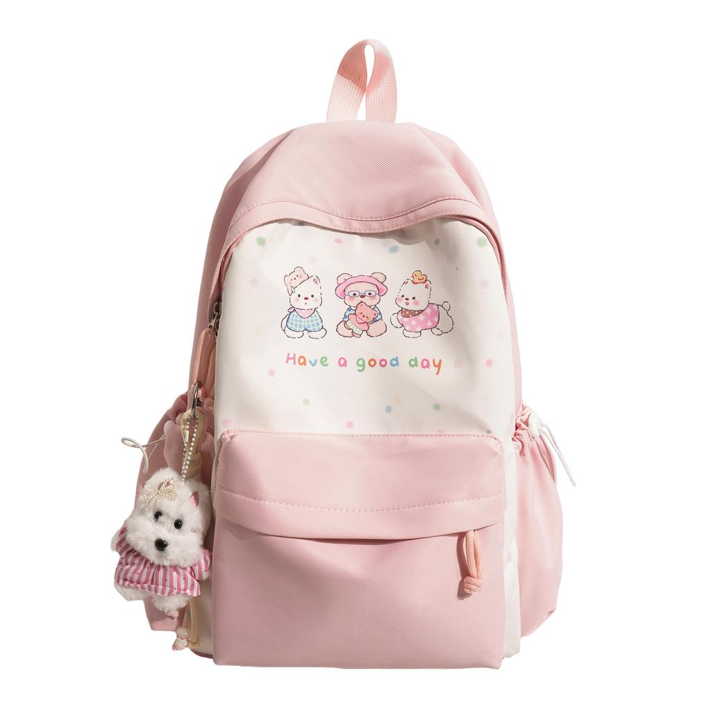 Schoolbag School Bag Junior High School Girls High School Students Large Capacity Waterproof Backpack Versatile High Value Primary School Fifth