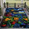 Custom Text Teenage Mutant Ninja Turtles Pattern Floor Rug Soft Indoor Carpet Mat Living Room Bedroom