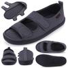 Diabetic Sandals Adjustable Hook Loop Walking Sandals Wide Feet Swollen Shoes Elderly Swelling Sensitive Feet
