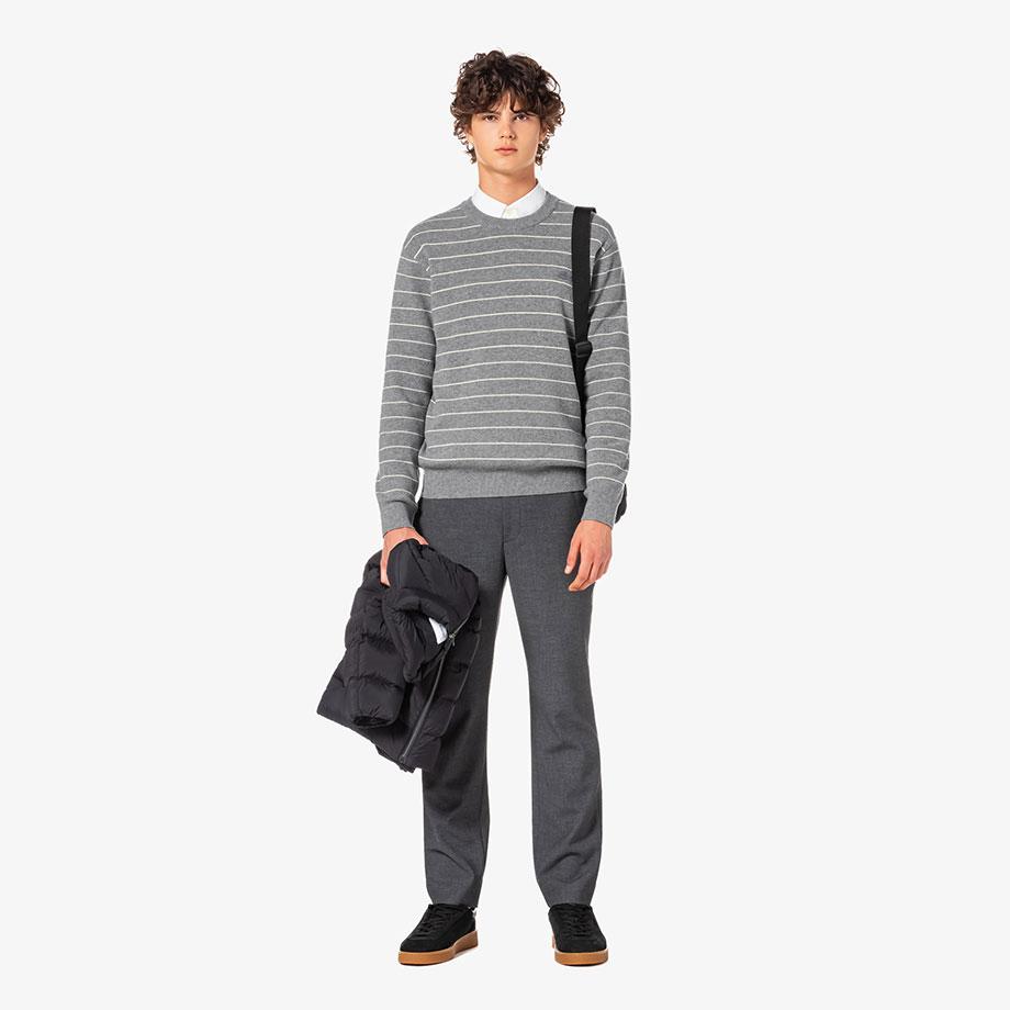 Lacoste Men's Basic Crewneck Pullover AH596E-55NCCA