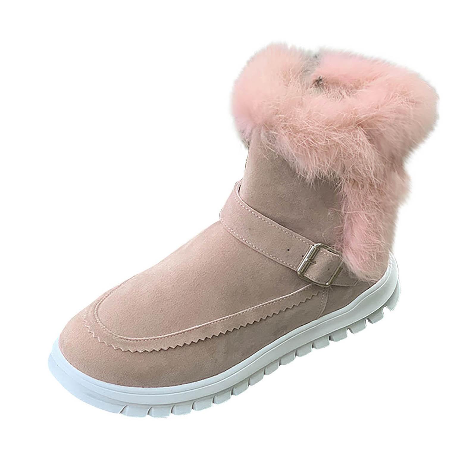 Теплые утолщенные плюшевые зимние сапоги — фото 9