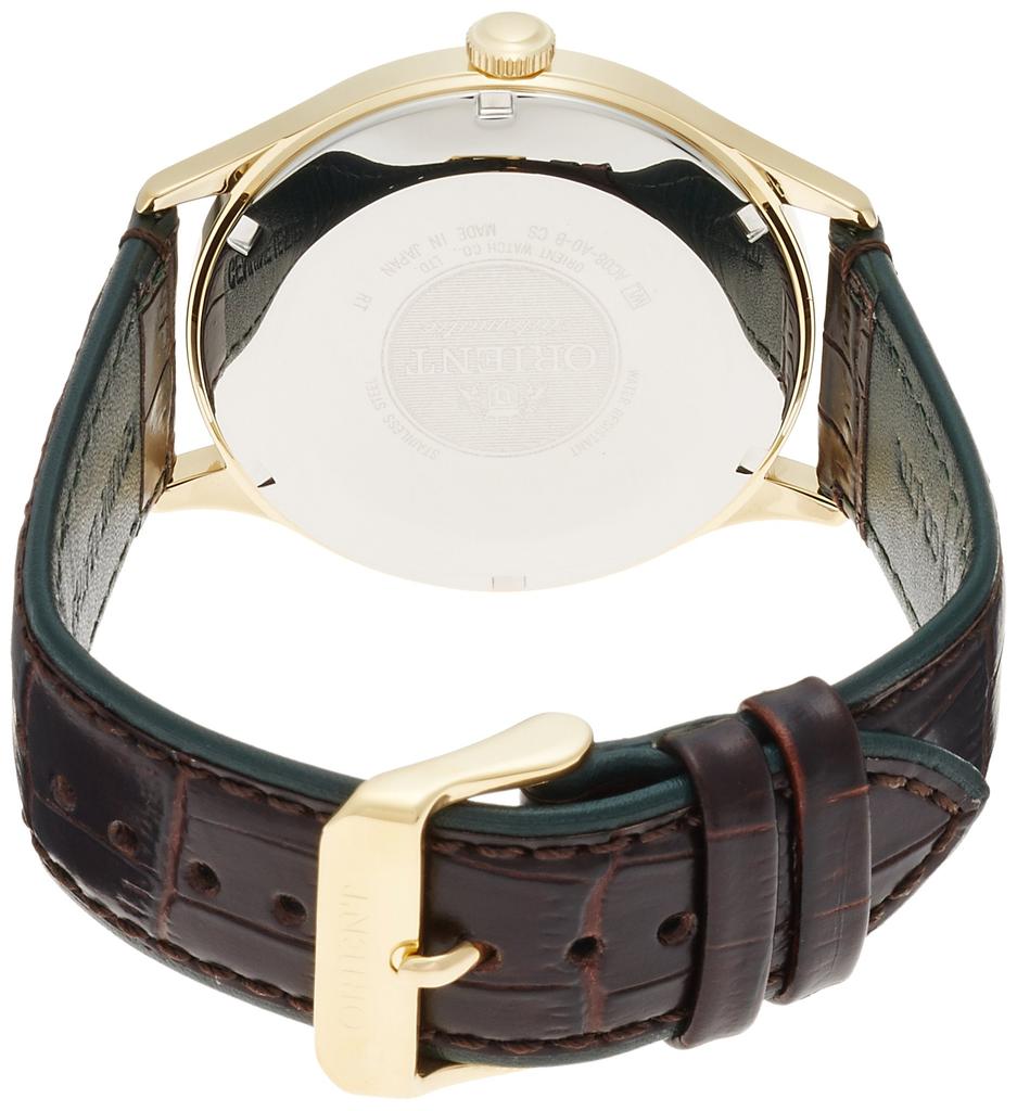 Orient Bambino Automatic Watch, Mechanical, Made in Japan, with Japanese Manufacturer's Warranty, SAC08002F0, Men's, Green