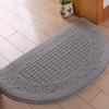 Doormat Semi-Circle Shape Anti-slip Absorbs Moisture And Dirt Wear-resistant Indoor Entrance Door Mat Living Room Kitchen Bathroom Entryway Carpet