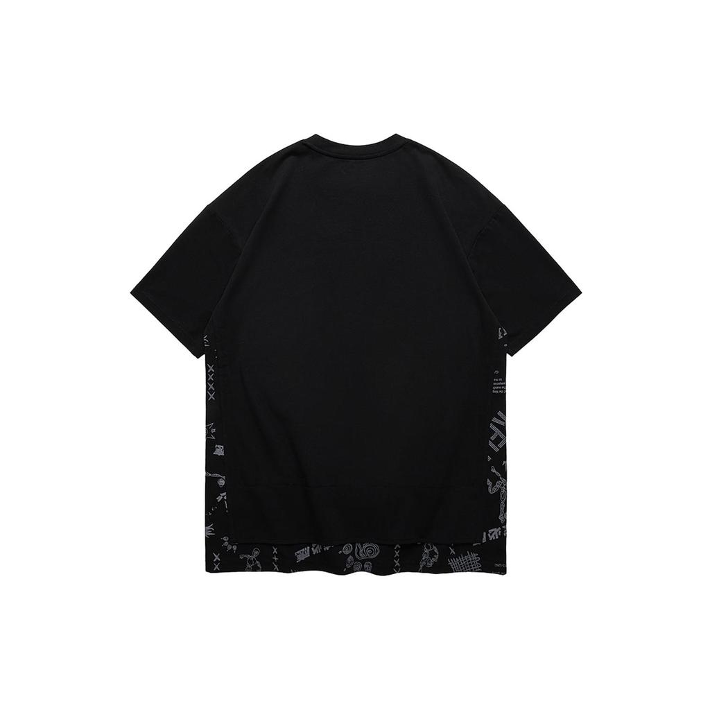 KELME Crew Neck Loose Fit Straight Fit Short Sleeved T Shirt Unisex 6224TX1027