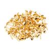 50/100pcs Metal Brads Paper Craft Fasteners 8x15mm 100pcs Golden Round Head