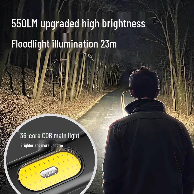 Ultra-Thin Magnetic Dual-Light Flashlight: High-Intensity, Portable, Mini Pen Light with Cap Clip and Long Battery Life for Auto Repair