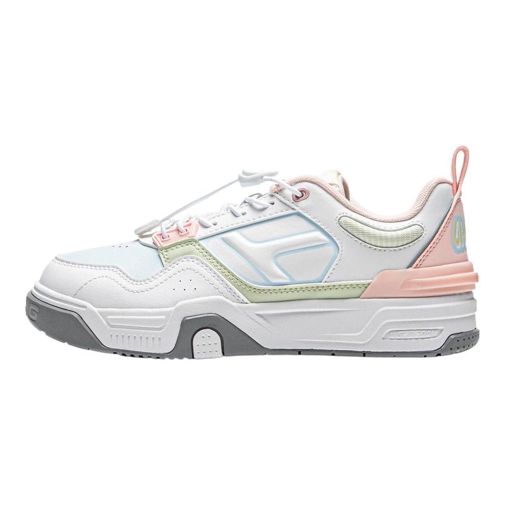 Li Ning Kids Skate 80s Sports Lifestyle Synthetic Leather Lightweight Comfortable Simple Non-Slip Low-Top Casual Shoes Kids Casual Shoes YKCU124-14