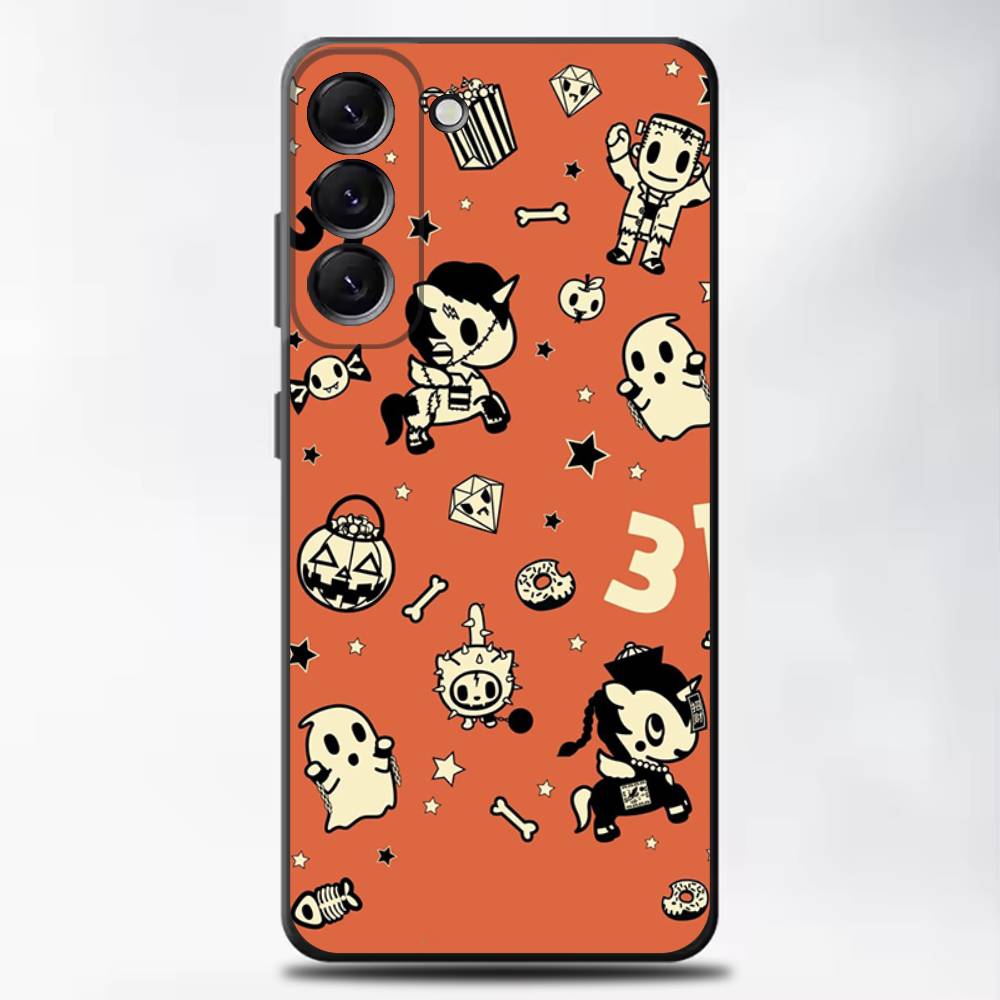 

Japan Tokidokis Phone Case For Samsung Galaxy A13,A21s,A22,A31,A32,A52,A53,A71,A80,Soft Black Shell Samsung a21