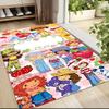 1Pc Strawberry Shortcake'S Sweet Adventure Carpet Rug Customizable Soft Washable Antislip Home Living Room Sofa Mats Personalized Rug 0917257