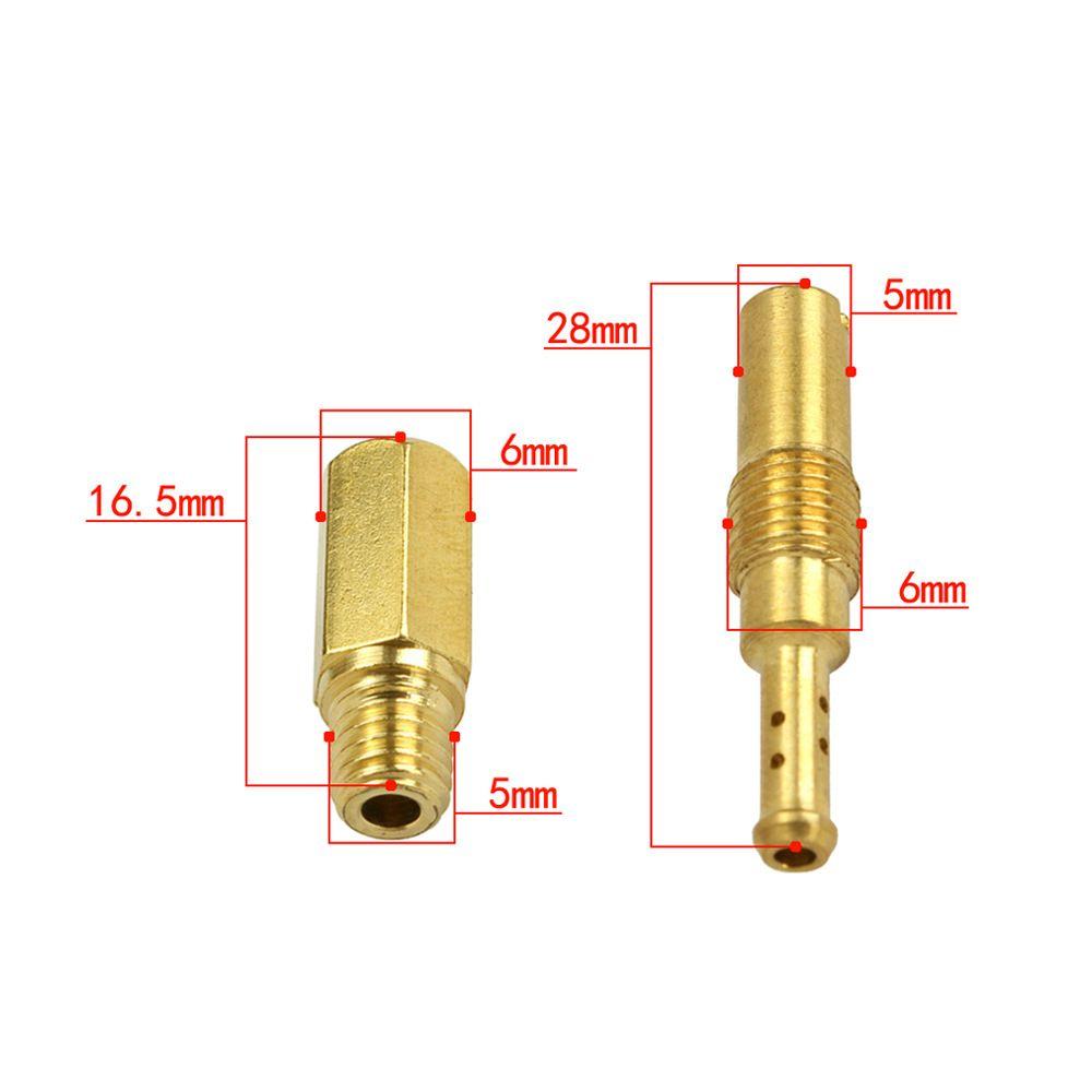 20PCS Modification Accessories Main Jets Yellow Slow Pilot Jets for PWK/PWM/PE/PD/FCR/PJ