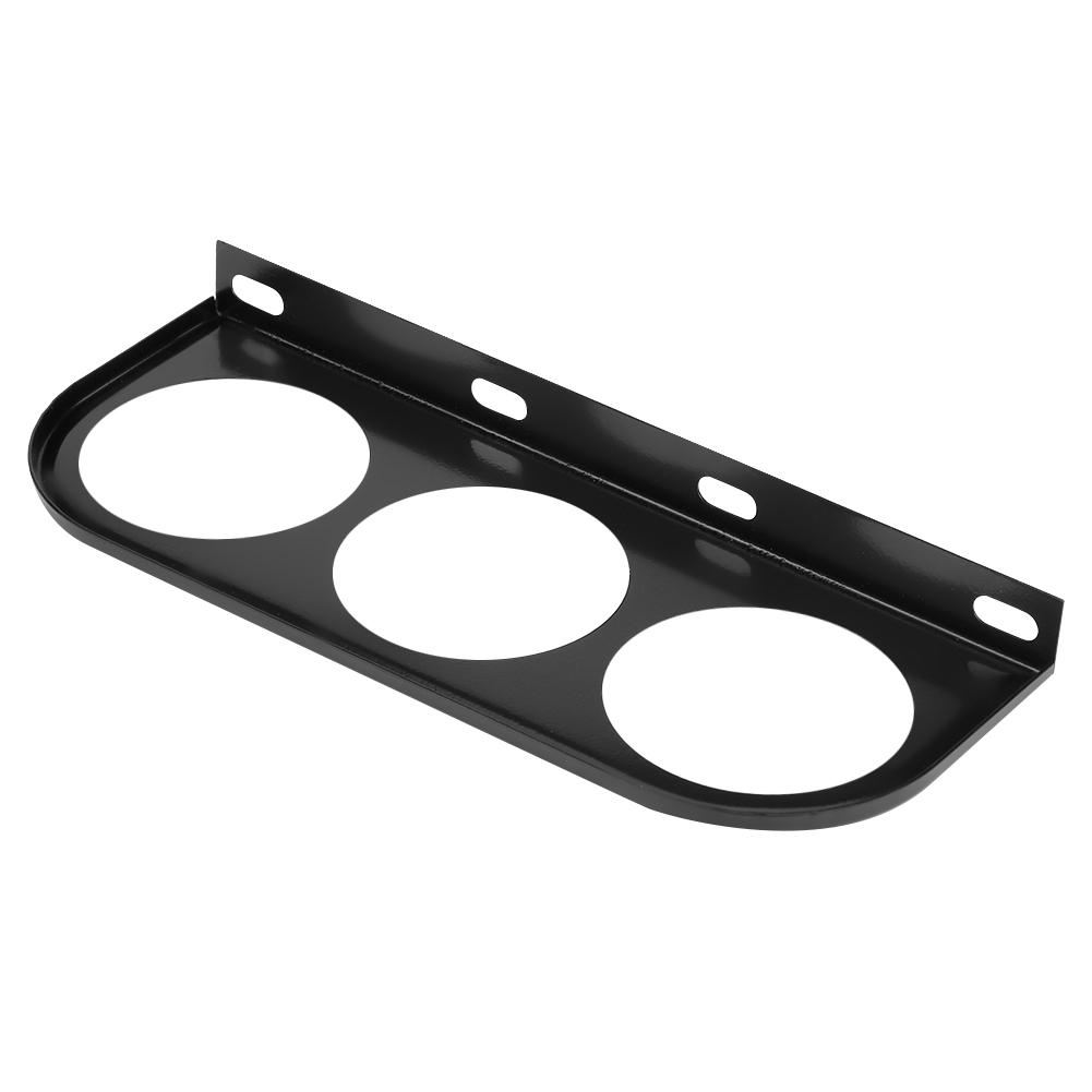 

52mm 2 Inch Universal Multi Hole Meter Gauge Pillar Mount Pod Holder Bracket Black