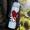 1PC Leopard Pattern Love Heart 750ml Color Plastic Sports Water Bottle Leakproof Flip Straw Lid Suitable for Sports Office Home Use