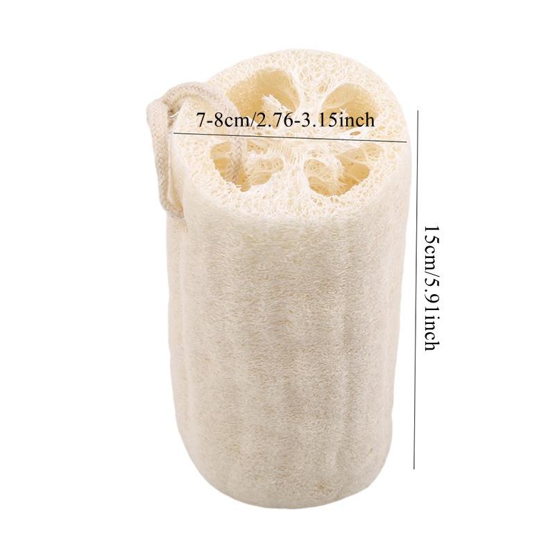 1PC Organic Loofahs Loofah Spa Exfoliating Scrubber Natural Luffa Body Wash Sponge Remove Dead Skin Made Soap NEW