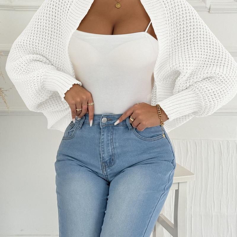Women's Asymmetrical Shawl Knit Cardigan Open Front Loose Wrap Sweater Autumn Winter