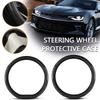 Porte-clés Couvercle de volant en fibre de carbone, Antidérapant Poignée fermePour KIA Rio 5 Ceed Cerato K2 K3 K4 Sportage Picanto Optima Sorento