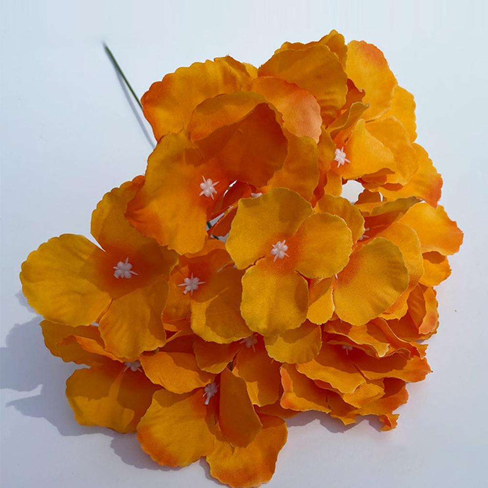 European Retro Fall British Hydrangea Artificial Small Branch Silk Flower DIY Wedding Scrapbook Flores Artificiales House Decor