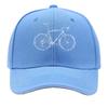 Vintage Mountain Bike Cyclist Outline Graphic Sandwich Baseball Cap Sun Cap Outdoor Workouts Hat
