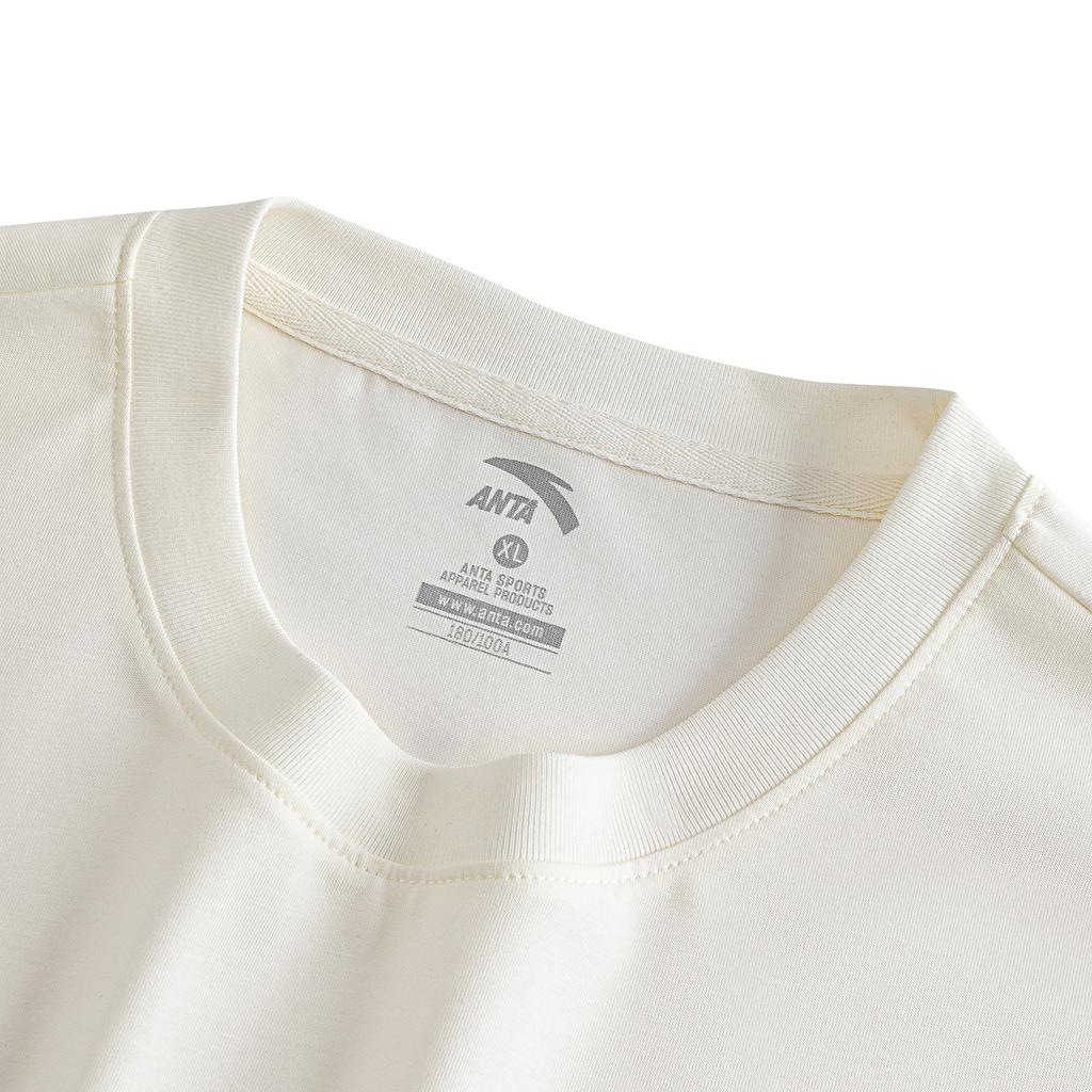Anta T Shirt Unisex Ivory White 972628106-1