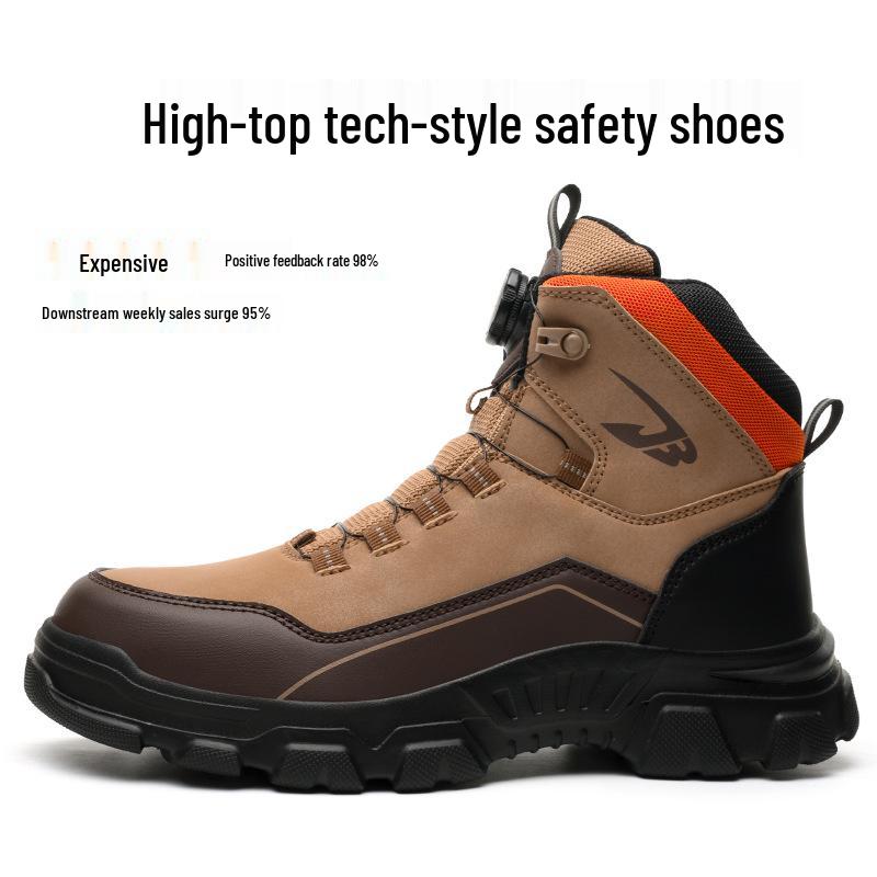 Steel Toe Anti-Puncture Safety Shoes: Lightweight, Comfortable, Wear-Resistant, Non-Slip