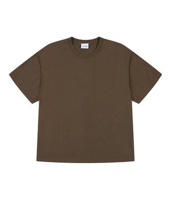 ADERNM Summer Daily Crop T-Shirts (Brown)
