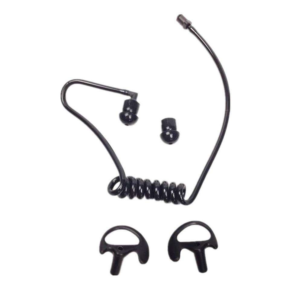 

Black Accoustic Ear Tube+ Black Medium Earmold For Radio Earpiece
