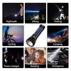 BHBL Solar/Rechargeable Multi Function LED Flashlight,Waterproof,with Emergency Strobe Light,USB Charging Cable,Fast Charging