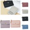 Multifunctional Hasp Wallet Small Zipper Short Wallet Simple Leather Coin Purse  Outdoor