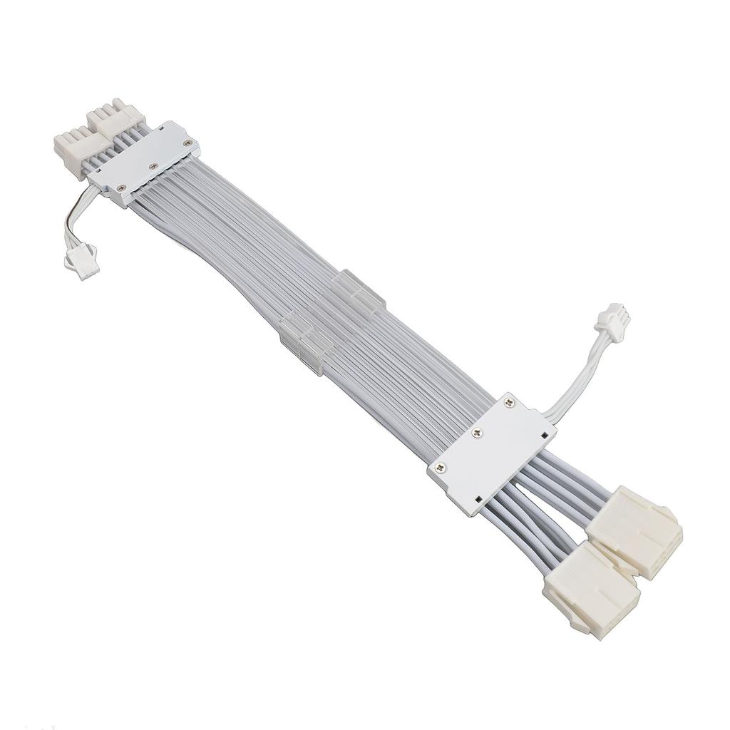 RGB PSU Cables ARGB GPU Power Supply Cable 2x8 Pin Extension Cable Kit 5V 3Pin Synchronized for PC Chassis