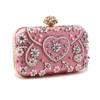 Exquisite Handmade Embroidery Light Luxury Elegant European and American Style Ball Dress Wedding Versatile Clutch Bag