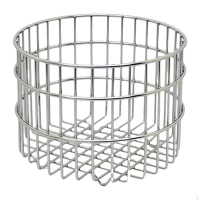 Cesto portafrutta in filo metallico, portapane e snack, contenitore multifunzionale portatile per ufficio