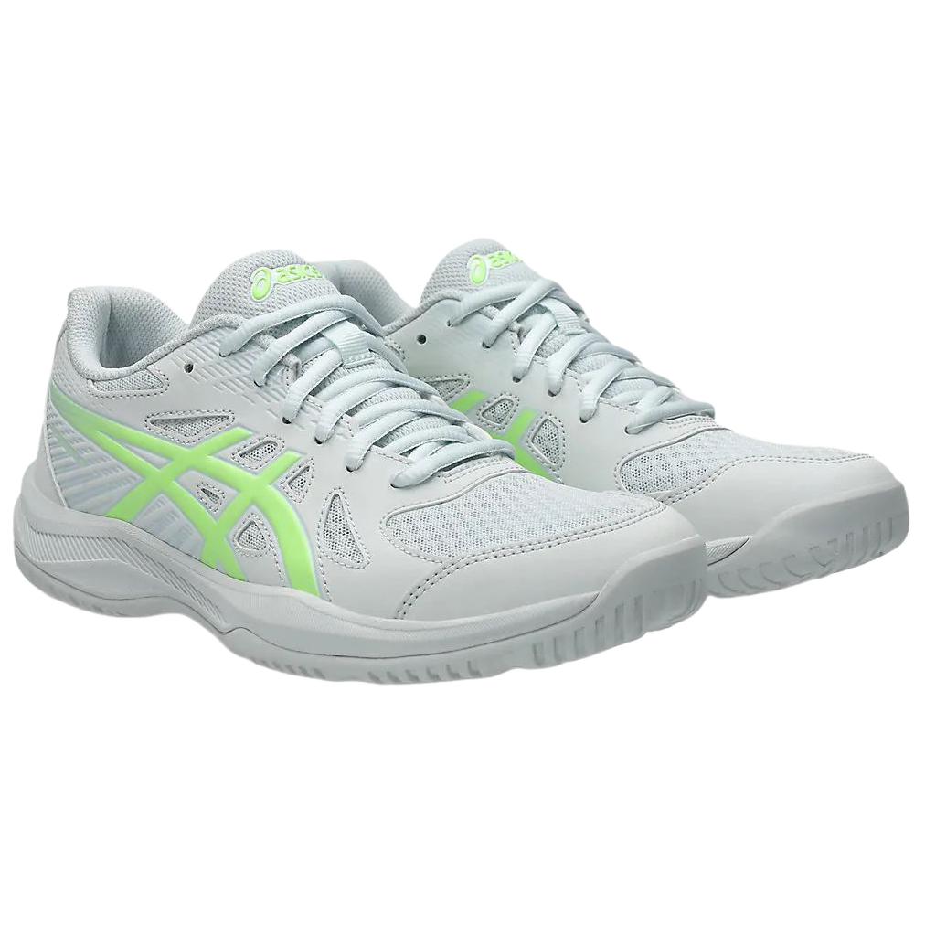 Asics Upcourt 6 Comfortable Versatile Support Soccer Shoes Women Sneaker White 1072A107-404