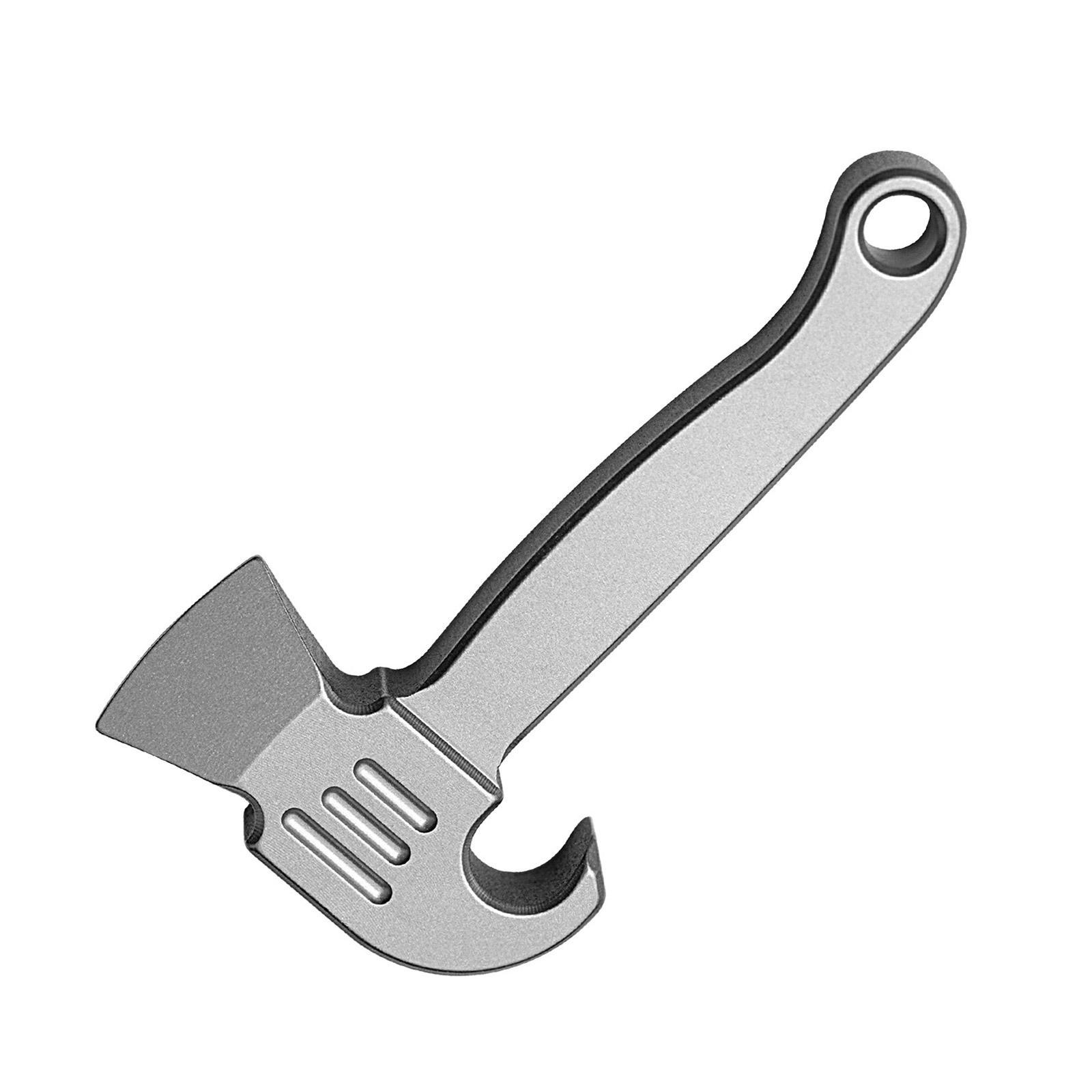 

Титановые сплавы Брелок-подвеска Маленький ломик Мультитул Открывалка для бутылок и коробок Многофункциональные маленькие ломики Инструмент для кемпинга