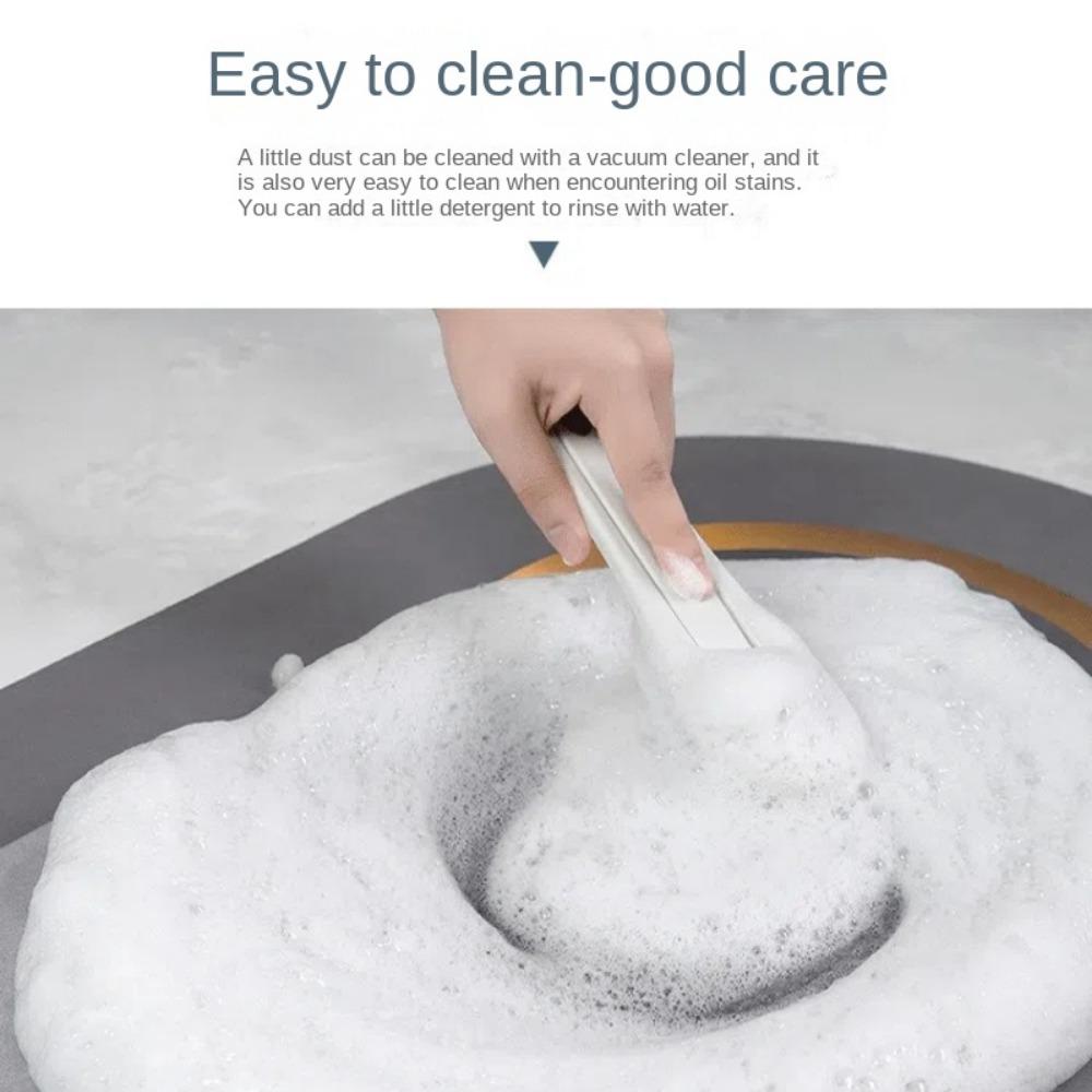 New 40*40cm Lotus Flower Carpet Large Non-slip Bathroom Floor Mat 3D Absorbent Door Gasket Living Room Table Bedside