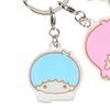 Sanrio Little Twin Stars 4-teiliger Acryl-Schlüsselanhänger ( Gesicht ) Japan NEU
