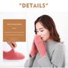 Plush Fingerless Gloves Female Winter Soft Warm Student Women Flip Gloves Outdoor Writing Gloves Thickened Cold Protection
