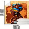 African Woman Flannel Blanket – Vibrant Soft Throw – Multi-Purpose for Couch Bed Camping – Warm Stylish Home Decor