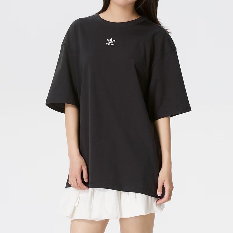 Adidas Women s Summer Sports Lifestyle T-shirt IY7321 L чёрный