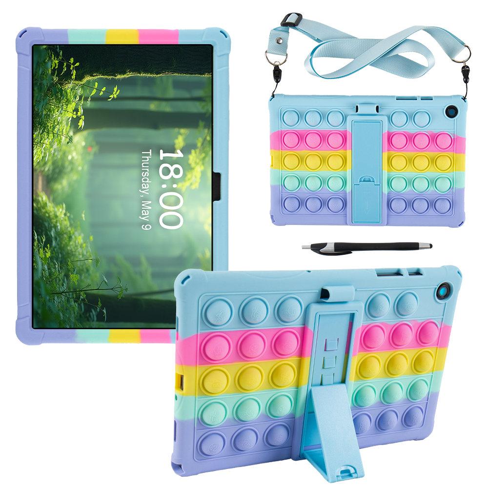 Für Samsung Tab A9 Plus Hülle 11 Zoll Weichsilikon Ständer Tablet Funda Für Galaxy Tab A9 Plus Cover Coque SM-X210 X216