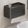 Toilet Paper Holder Commercial Grade No Drill Wall Mounted Moisture Proof Corrosion Resistant for Office Restroom