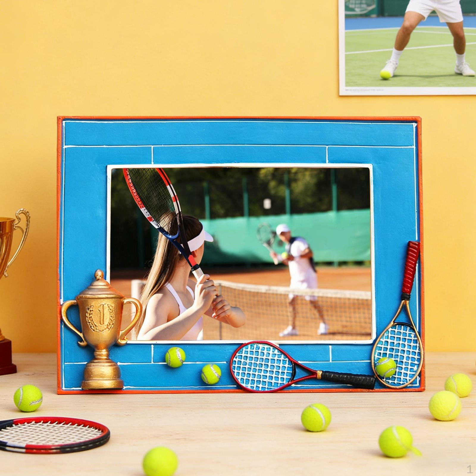 

Фото рамка для тенниса Картина DIY Витрина Держатель Памятная для Столешницы Мужчины Дом Отец