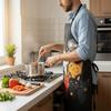 Waterproof Kitchen Apron Cartoon Baking Aprons Cute Working Clothes