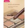 Msq/Meisika 7-Piece Eye Shadow Brush Set for Eye Blending and Coloring, Sickle-Shaped Nose Shadow Brush, Makeup Brush, Wool