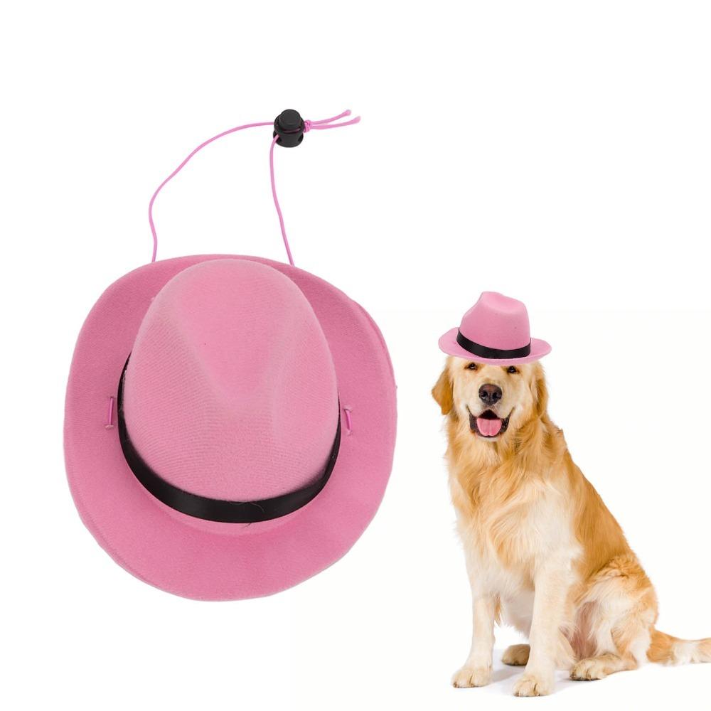 Mini Size Pet Cowboy Hat Soft Texture Light Weight Dog Cowboy Hat Multiple Colors Classic Style Cat Mini Hat Daily Wear
