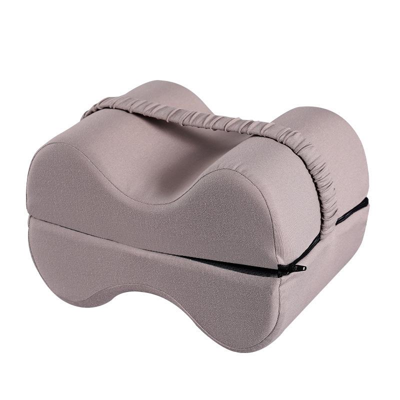 

Knee Pillow for Side Sleepers with Strap, Supportive Memory Foam Leg Pillow for Side Sleeping&Spine Support Ergonomic Curved Design for Hips and Back